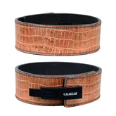 Crocodile Skin Weightlifting Lever Belt